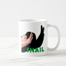 RÄCKA SKUGGAR SNIGELN MUGG