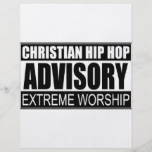 Rådgivande kristen hip hop… full färg flygblad