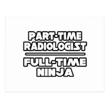 Radiologist/Ninja Vykort