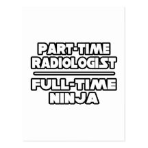 Radiologist/Ninja Vykort
