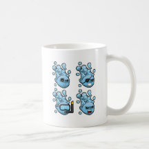 Rageface vatten Elementals Kaffe Koppar