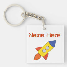 Raketfraktpersonlig Keychain