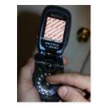 Ram för Visartavla-uppmobiltelefonfoto Vykort