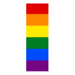 Rand för flagga för LGBT-gay prideregnbåge Visit Kort