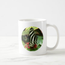 Randig fjäril mugg