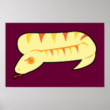 Randig orm posters