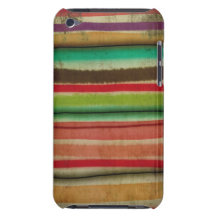 Randigt grungy iPod för man handlag Barely There iPod Case