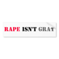 RAPE ÄR INTE GRÅ FÄRGBILDEKALET
