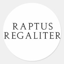 Raptus Regaliter Klistermärken