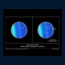 RareEclipseOnUranusByItsIcyMoonAri affischer