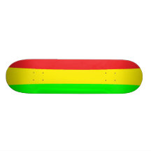 Rasta buktade skateboard deck