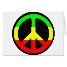 Rasta fredstecken kort