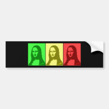 Rasta Mona Bildekaler