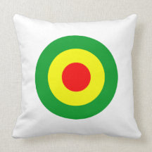 Rasta/ReggaeRoundel dub Prydnadskuddar