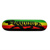 RASTA-TIGER SKATE BOARD