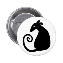 Råttasilhouetten knäppas pins