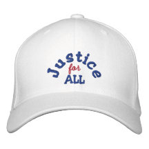 Rättvisa-För-All patriotisk broderad hatt