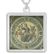 Rättvisa vid Raphael, vintagerenaissancekonst Personliga Halsband