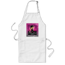 Raver Girl Dancing DJ Aprons