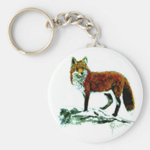 Rävkeychain Nyckel Ring
