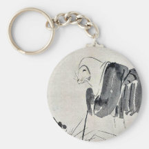 Rävnunna Ukiyoe Nyckel Ring