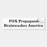 RÄVpropaganda hjärntvättar Amerika Bildekaler