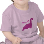 Rawr dinosaur - bebist-skjorta tee