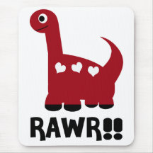 Rawr röda Dino Musmatta