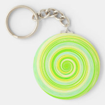 Re-Created Spin Painting Keychains