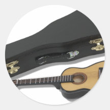 ReadyPlayGuitar081210 Runda Klistermärken