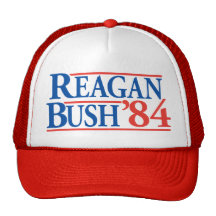 Reagan Bush '84 hatt Mesh Kepsar