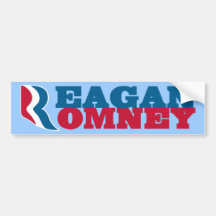 Reagan Romney bildekal