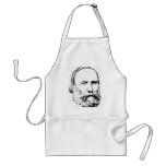 Realistiska Giuseppe Garibaldi skissar Förkläden