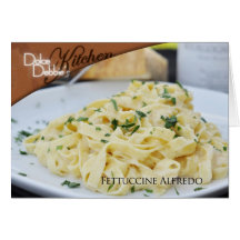 Receptkort - Fettuccine Alfredo