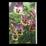 Red and Yellow Pansies 2013 Kitchen Towel american mojo kökshanddukar