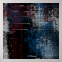 red&blue kopierar affisch