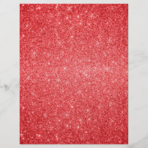 Red glitter stars flyers