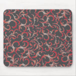 red&greyblommigt musmatta