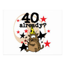 Redan födelsedag 40 vykort