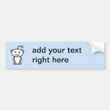 Reddit främling bildekal