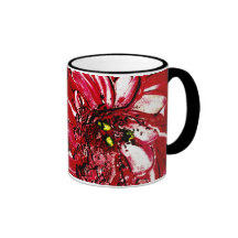 redflower kaffe mugg