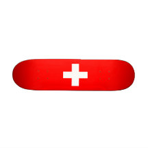 Redigerbar bakgrund, flagga av Schweitz Anpassad Skate Board