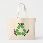 Reduce återanvänder återvinna! Ekologidesign! Tote Bag