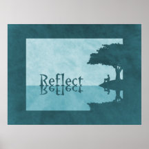 Reflektera precis trycket posters