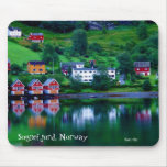 Reflexioner i Sognefjord, norge Musmattor