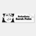 Refudiate Sarah Palin Bildekal