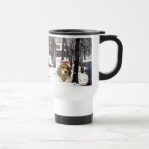 Regal snötravel mug för Beagle Kaffe Muggar