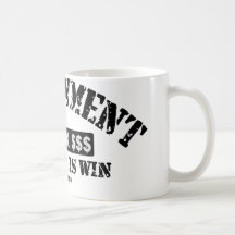 Regering - all som jag gör, är segern - skattdag A Kaffe Koppar