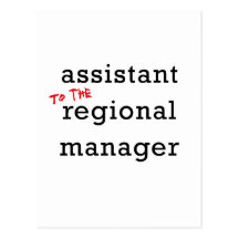 Regional chef för assistent (till) vykort