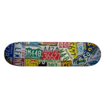 registreringsskyltdäck skate boards
